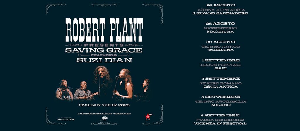 Robert Plant in concerto in Italia