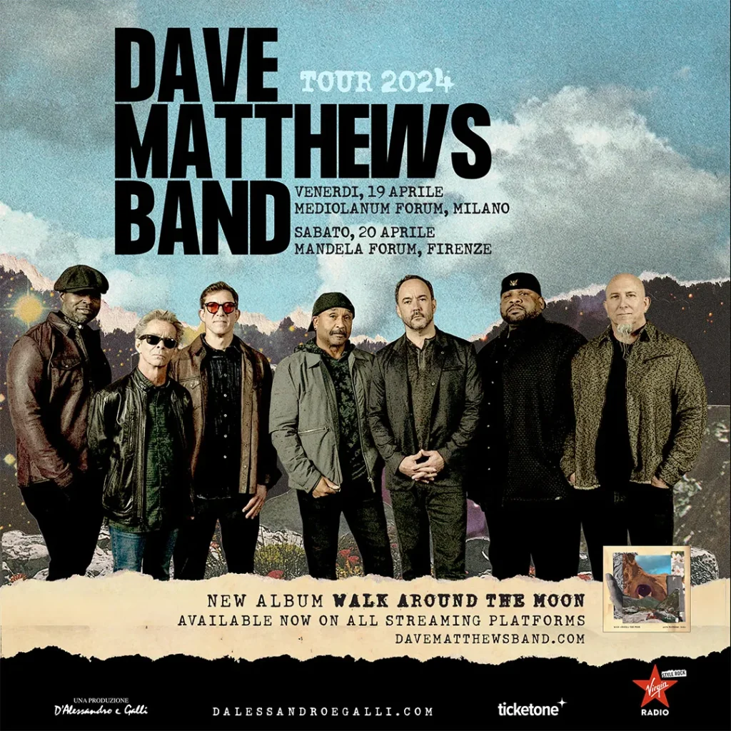 Dave matthews band in italia nel 2024