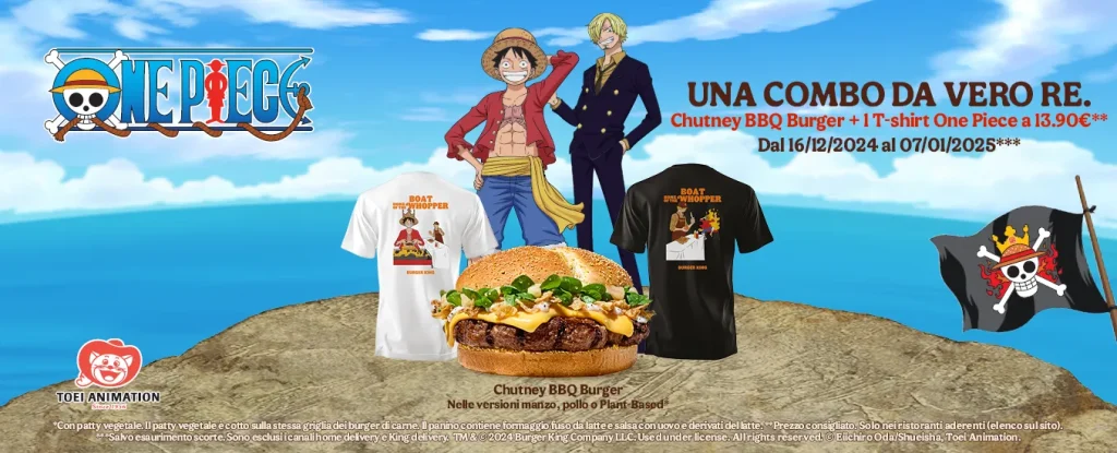 One Piece e Burger King