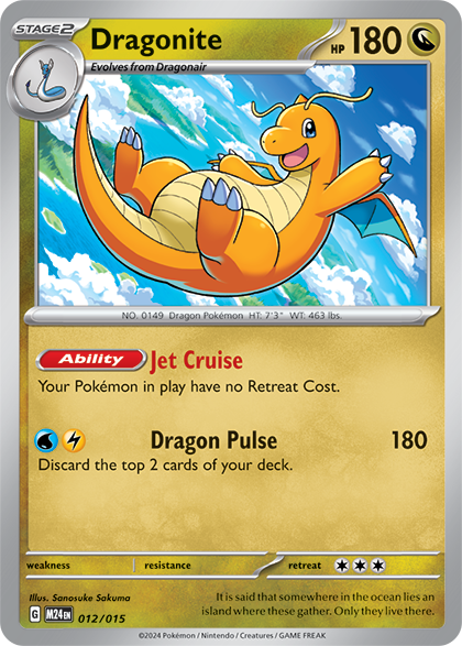 Pokemon TCG Pocket e McDonald’s - Dragonite