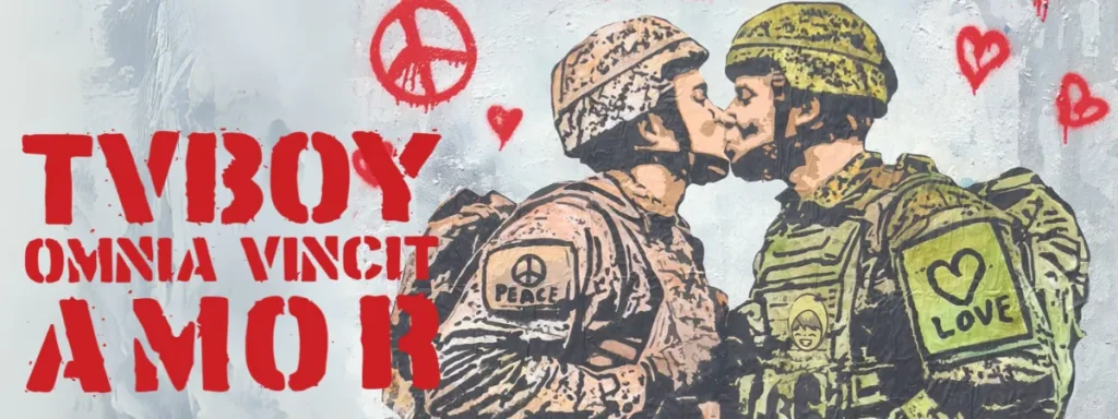 TVBoy torna a Milano con Omnia Vincit Amor: la mostra che parla d’amore (e politica) TVBoy torna a Milano con Omnia Vincit Amor: la mostra che parla d’amore (e politica)