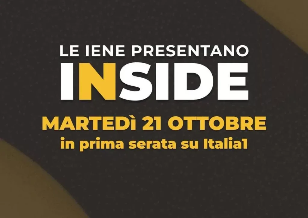 Le Iene presentano Inside 21 ottobre 2025: speciale Garlasco su Italia 1