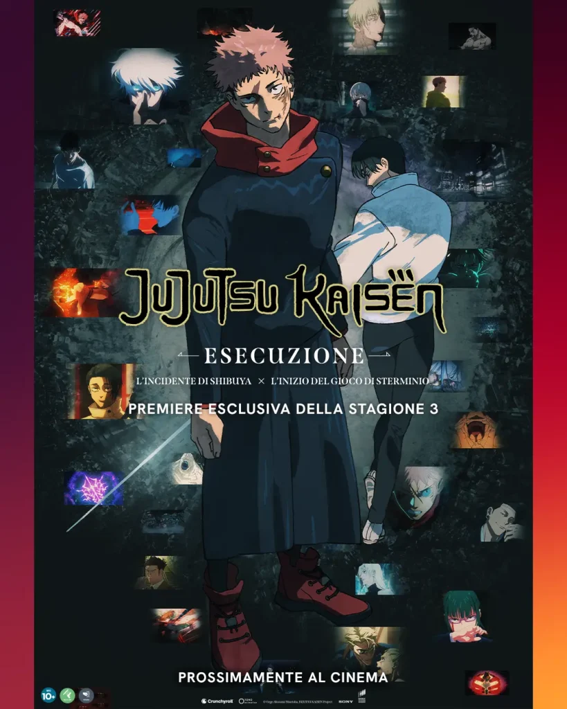 Jujutsu Kaisen: Esecuzione – Shibuya Incident + anteprima Culling Game al cinema dall’8 dicembre
