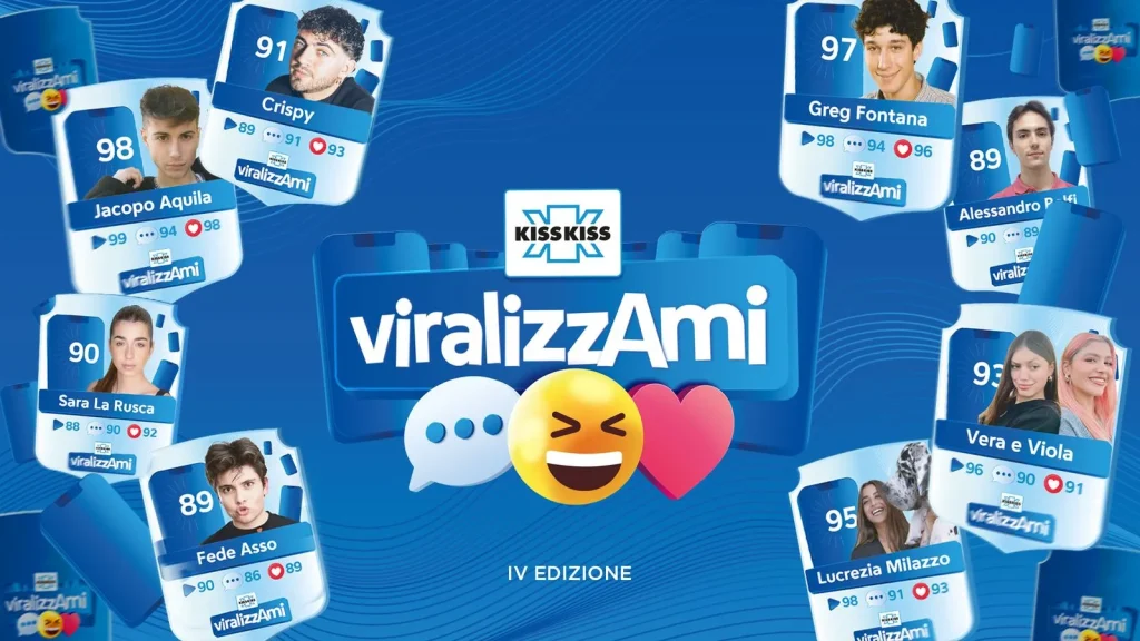 Viralizzami 4 radio kiss kiss cast date regole 2025
