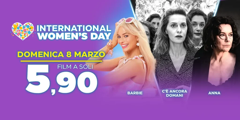 UCI Cinemas rassegna Giornata Internazionale della Donna 2026 5,90 euro