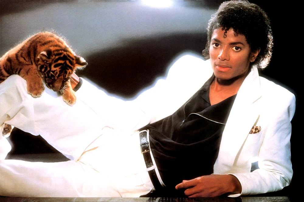 Copertina dell'album Thriller di Michael Jackson pubblicato nel 1982