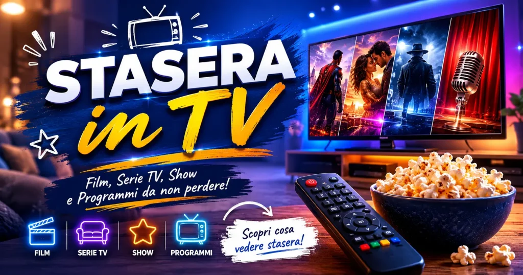 Guida ai programmi stasera in TV: prima serata su Rai, Mediaset e La7