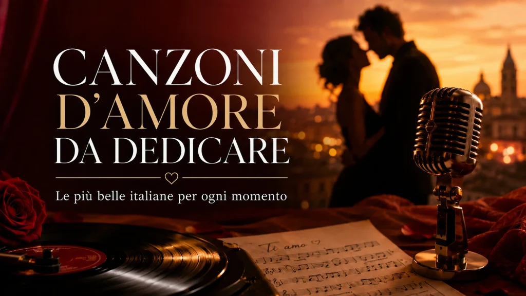Selezione delle migliori canzoni d'amore italiane da dedicare: Ligabue, Mia Martini, Marco Mengoni e Franco Battiato per ogni momento