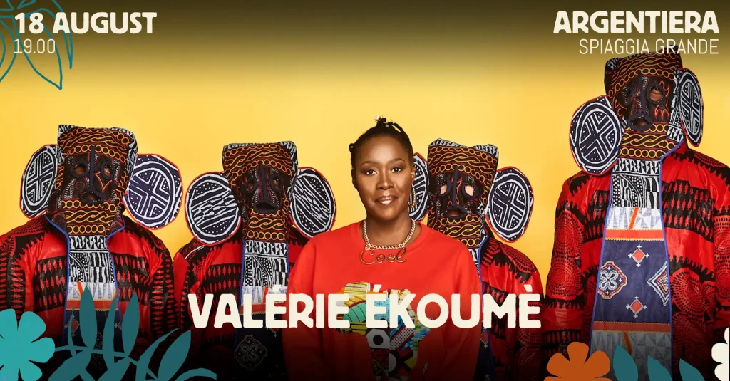 Musica Sulle Bocche 2026: Valérie Ékoumè in concerto, Afropop camerunese all'Argentiera