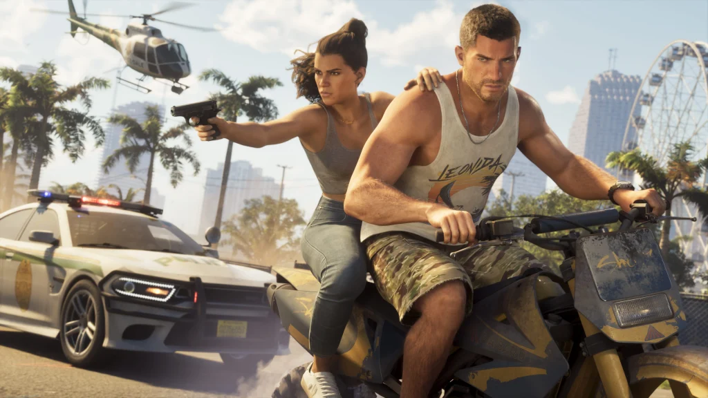Jason e Lucia, protagonisti di GTA 6 ambientato a Vice City e nello stato di Leonida