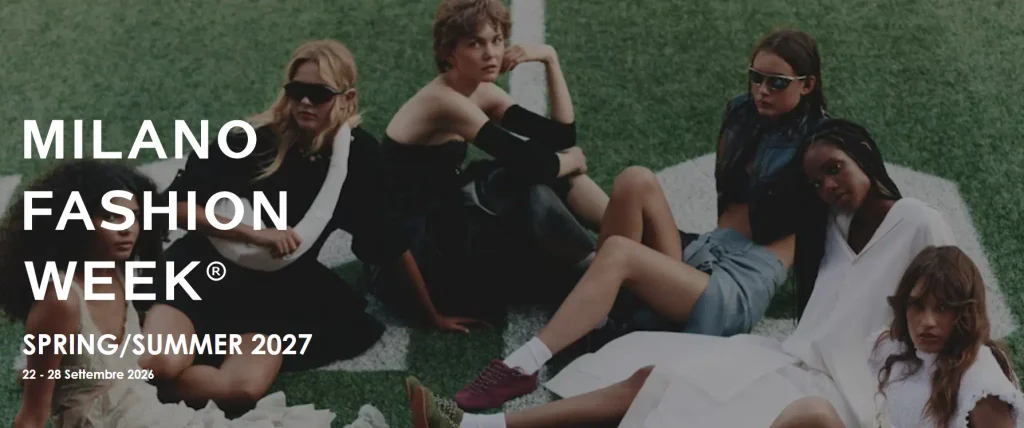 Calendario della Milano Fashion Week 2026 con le sfilate di settembre a Milano