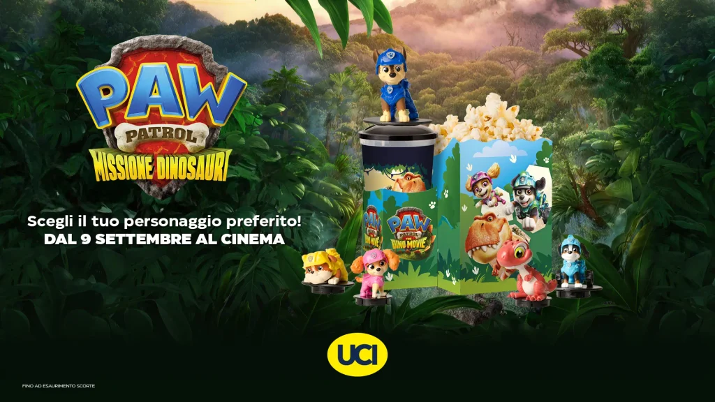 Paw Patrol al cinema UCI Cinemas da settembre 2026