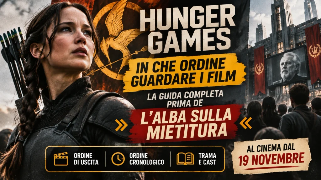 Hunger Games: in che ordine guardare i film