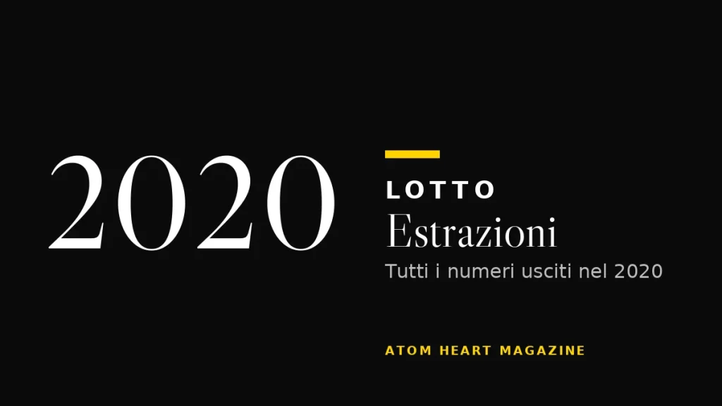 Estrazioni del Lotto 2020