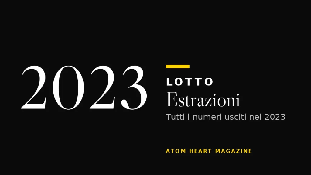 Estrazioni del Lotto 2023