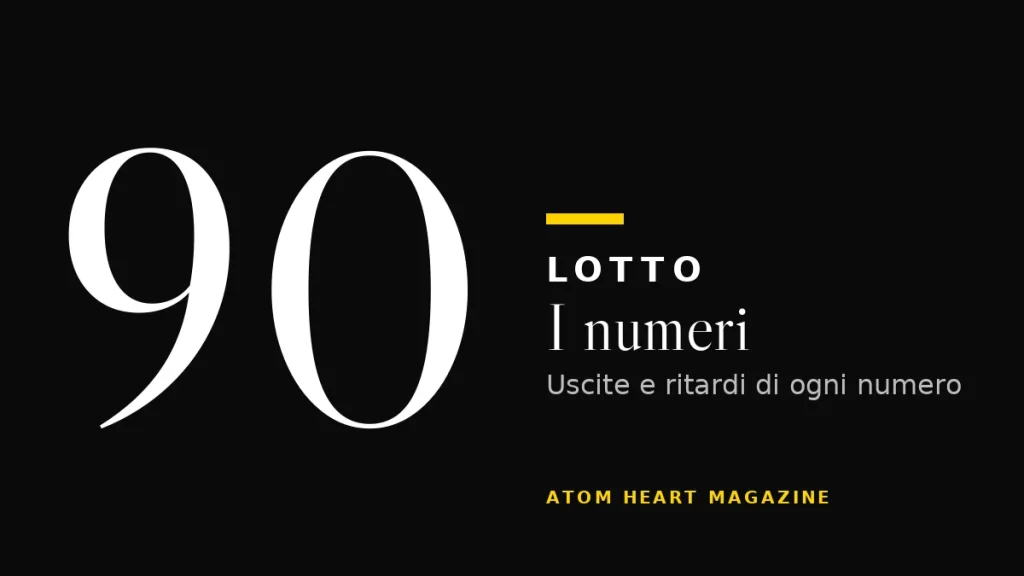 I 90 numeri del Lotto: uscite e ritardi