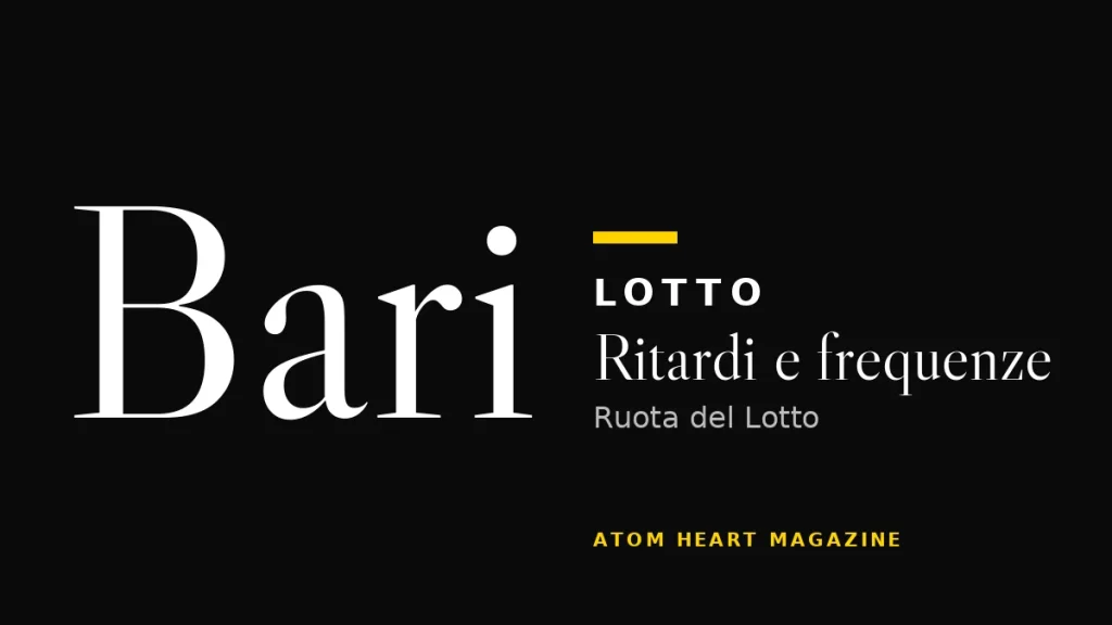 Ruota di Bari: ritardi e frequenze del Lotto