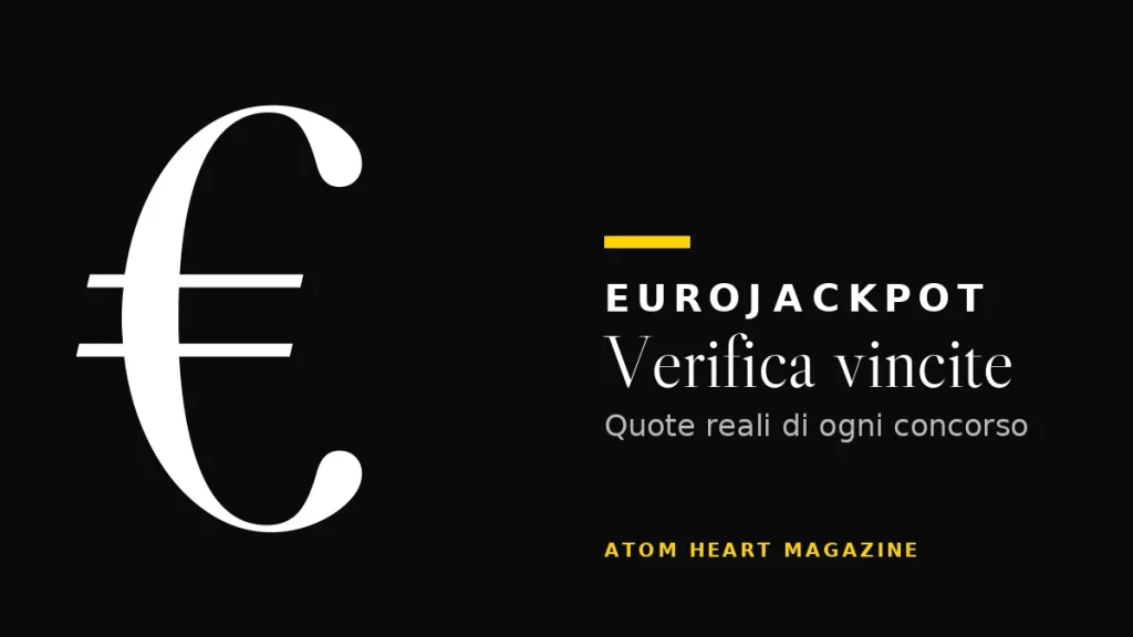 Verifica vincite Eurojackpot